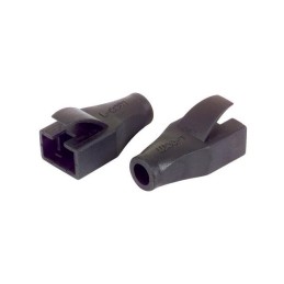 10 pcs : MPC45D70-BLK - BOOT SNGLS RJ45 LSZH 7MM