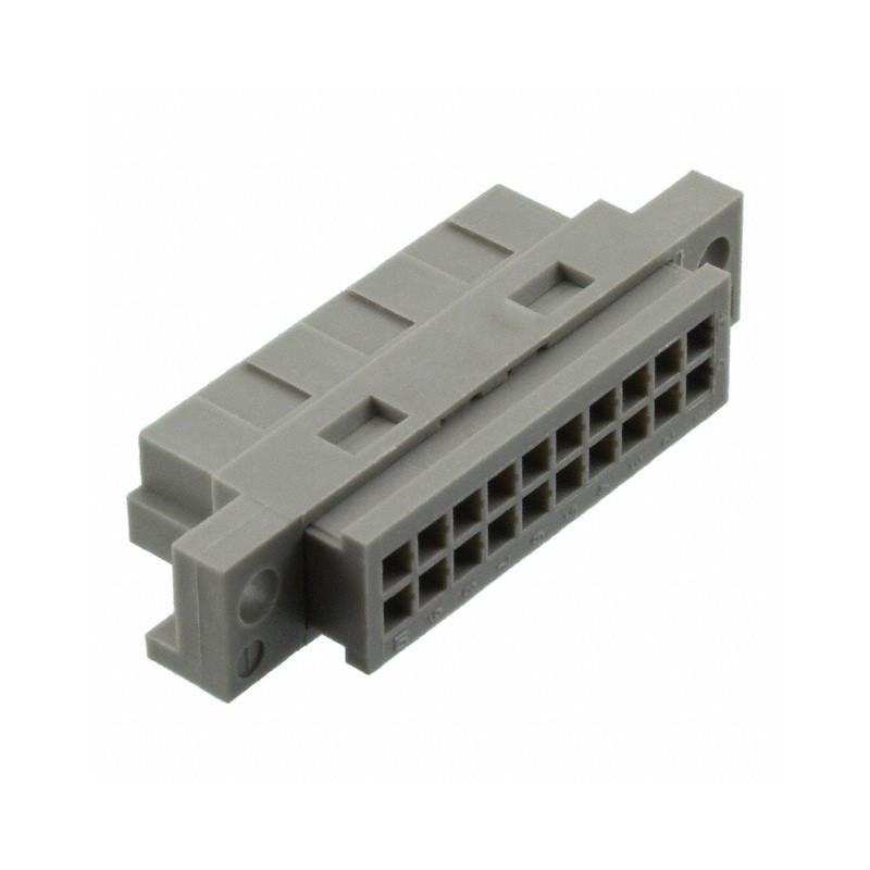 10 pcs : PCN10-20S-2.54C - CONN DIN RCPT 20POS IN-LINE GOLD