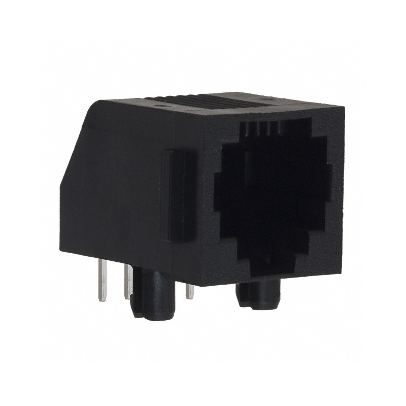 10 pcs : 5555163-1 - CONN MOD JACK 6P6C R/A UNSHLD