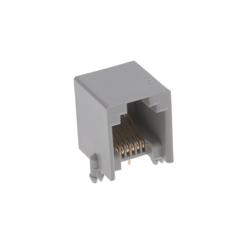 10 pcs : GLX-N-66M - CONN MOD JACK 6P6C R/A UNSHLD