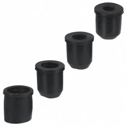 10 pcs : 162-000-050R000 - GROMMET BLK PVC FOR DSUB 50POS