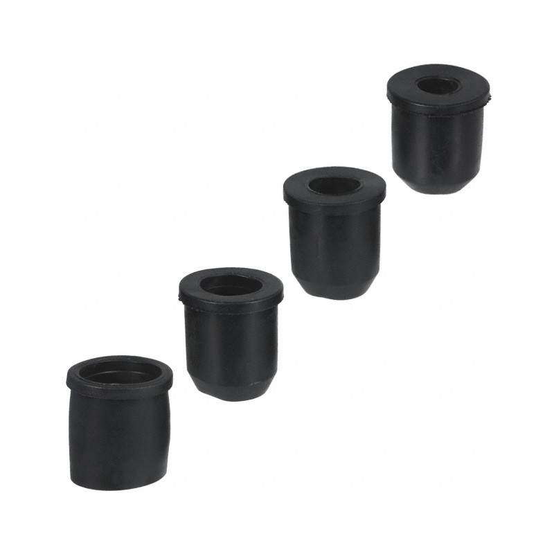 10 pcs : 162-000-050R000 - GROMMET BLK PVC FOR DSUB 50POS