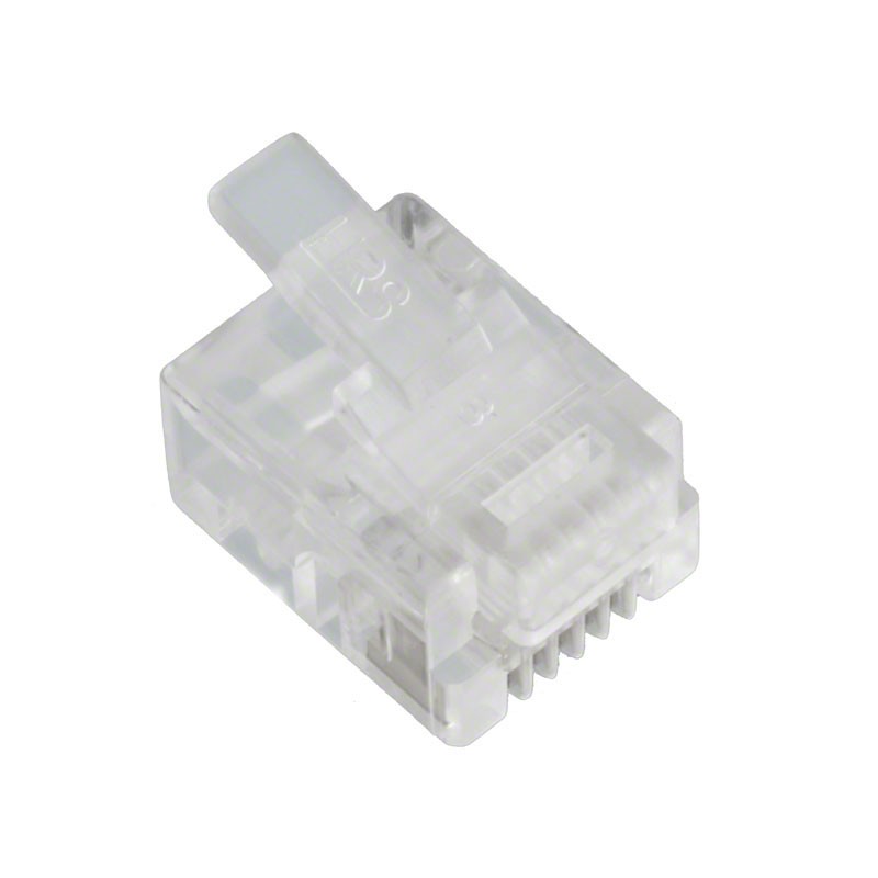 10 pcs : TM4P-66P - CONN MOD PLUG 6P6C UNSHIELDED