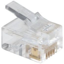 10 pcs : TM3P-66P - CONN MOD PLUG 6P6C UNSHIELDED