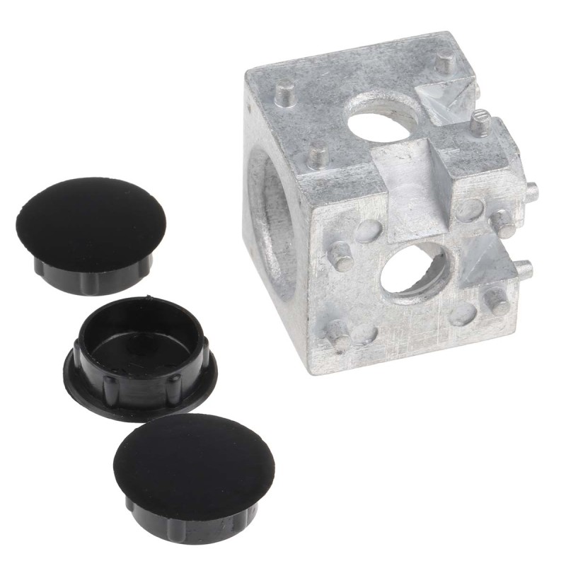 1 pcs - RS PRO Cube Connector Connecting Component, Strut Profile 30 mm, Groove Size 6mm