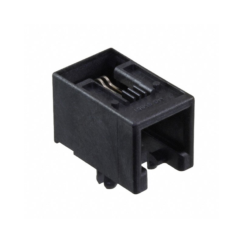 10 pcs : 0955016449 - CONN MOD JACK 4P4C R/A UNSHLD
