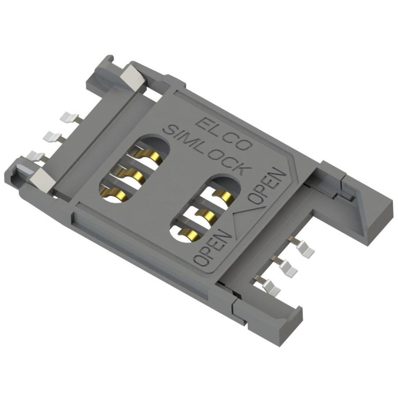 10 pcs : 009162006301150 - CONN SIM CARD HINGED TYPE R/A