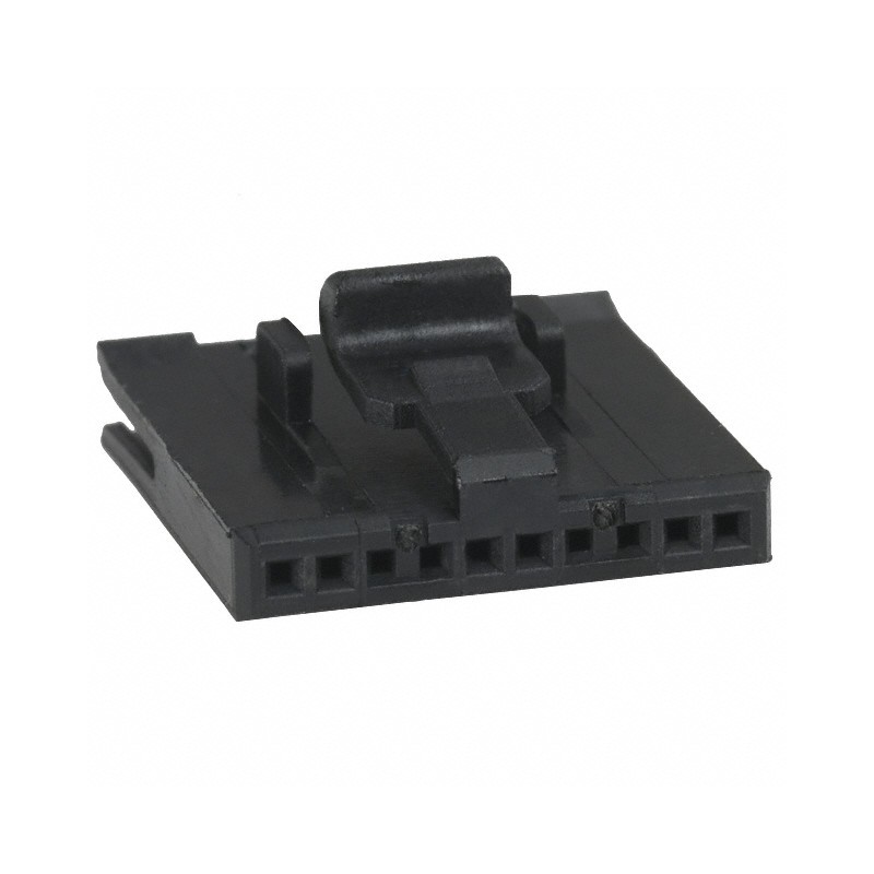 10 pcs : 487545-7 - CONN FFC RCPT HSG 10POS 1.27MM