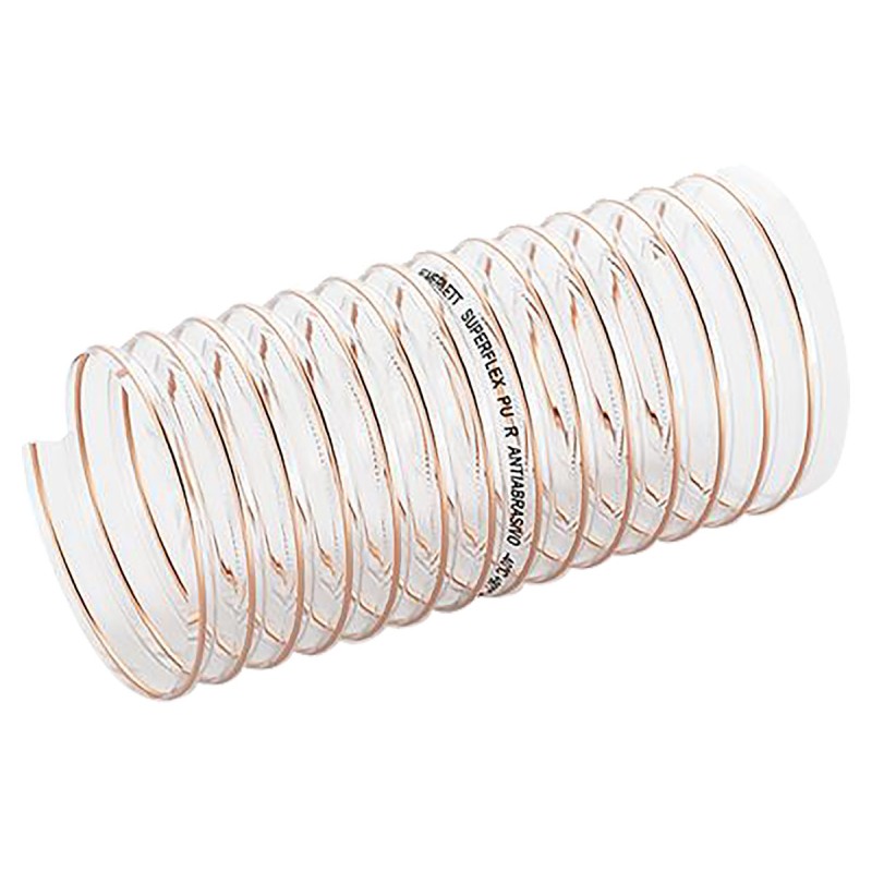 1 pcs - Contitech Clear PUR Reinforced Flexible Ducting, 10m, 75mm Bend Radius