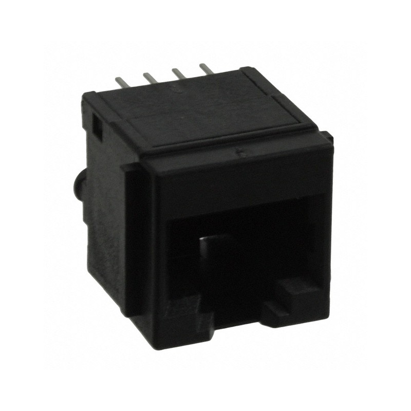 10 pcs : SS-650810-A-FLS - CONN MOD JACK 8P8C VERT UNSHLD