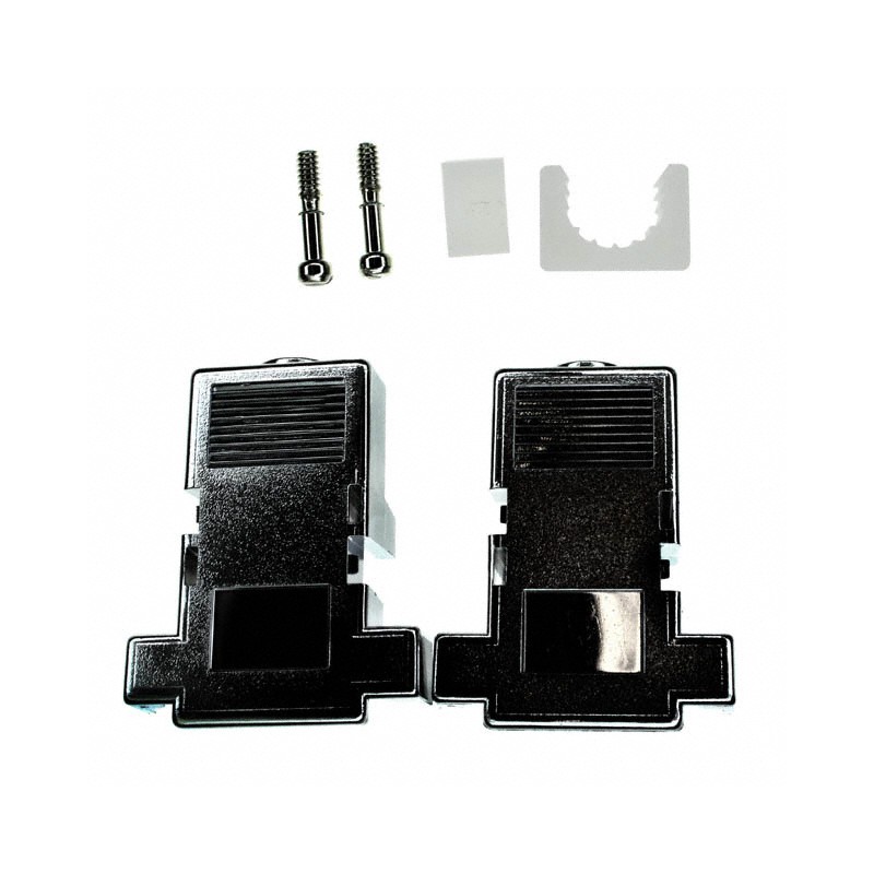 10 pcs : 956-009-020R121 - CONN BACKSHELL 9POS 180DEG SHLD