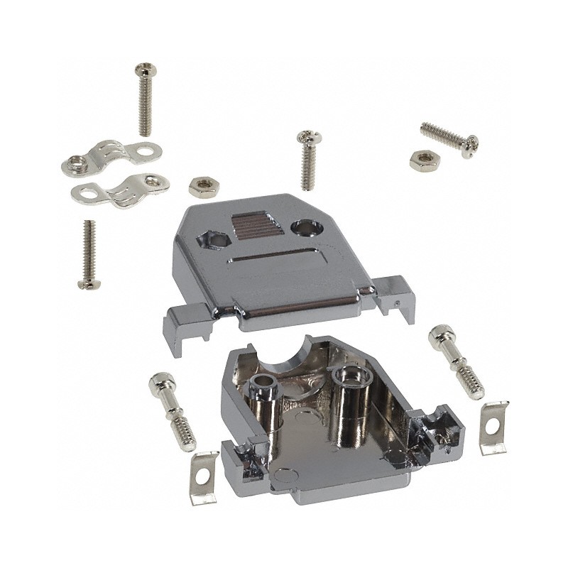 10 pcs : 977-015-020R121 - CONN BACKSHELL 15POS 180DEG SHLD