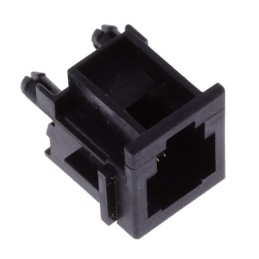 10 pcs : 216564-1 - CONN MOD JACK 6P6C VERT UNSHLD