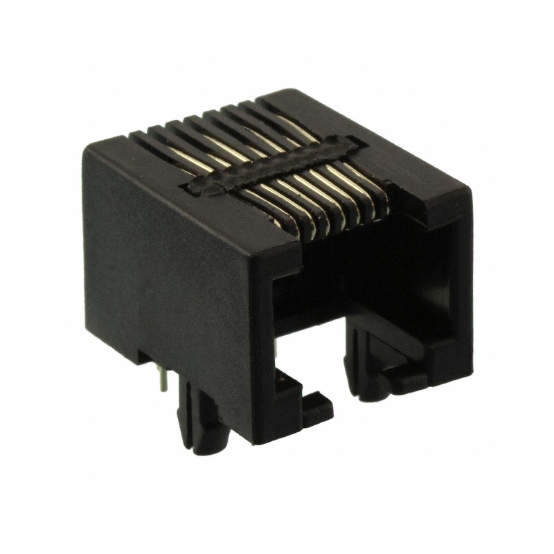 10 pcs : 615008137121 - CONN MOD JACK 8P8C R/A UNSHLD