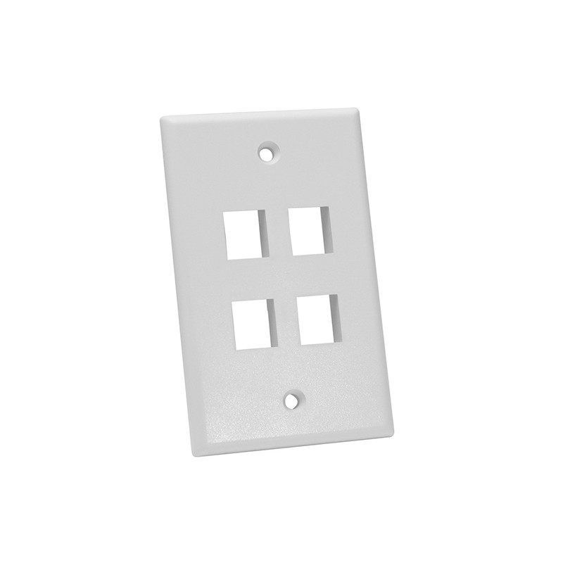 10 pcs : NFP-1048 - KEYSTONE WALL PLATE SINGLEGANG