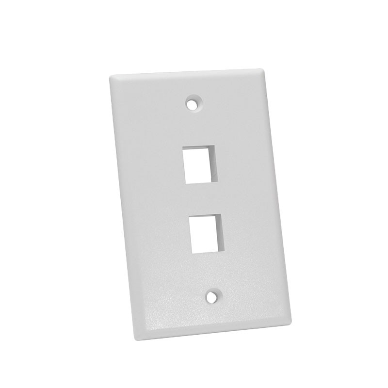 10 pcs : NFP-1028 - KEYSTONE WALL PLATE SINGLEGANG