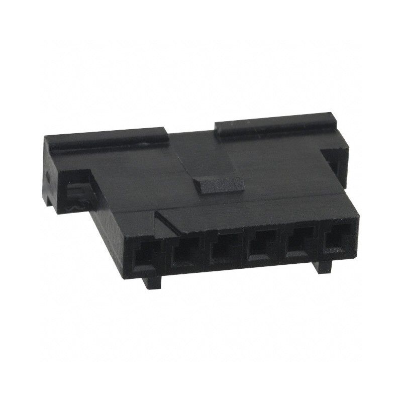 10 pcs : 88859-1 - CONN FFC RCPT HSG 6POS 2.54MM