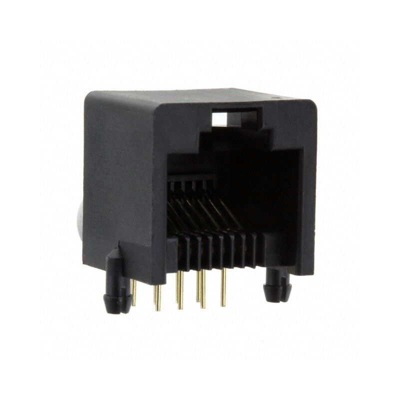 10 pcs : 615008148521 - CONN MOD JACK 8P8C R/A UNSHLD