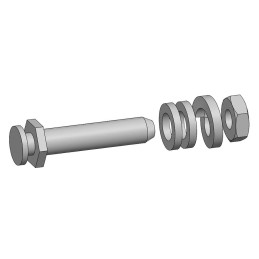 10 pcs : 1731121102 - D-SUB SLIDE LOCK POSTS