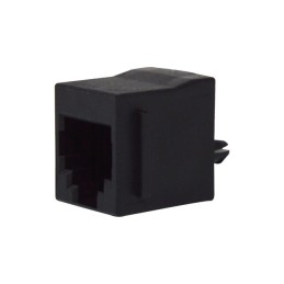 10 pcs : GDCX-PA-66-50 - MODJACK PERPEND 6P6C P/STOPS BLK