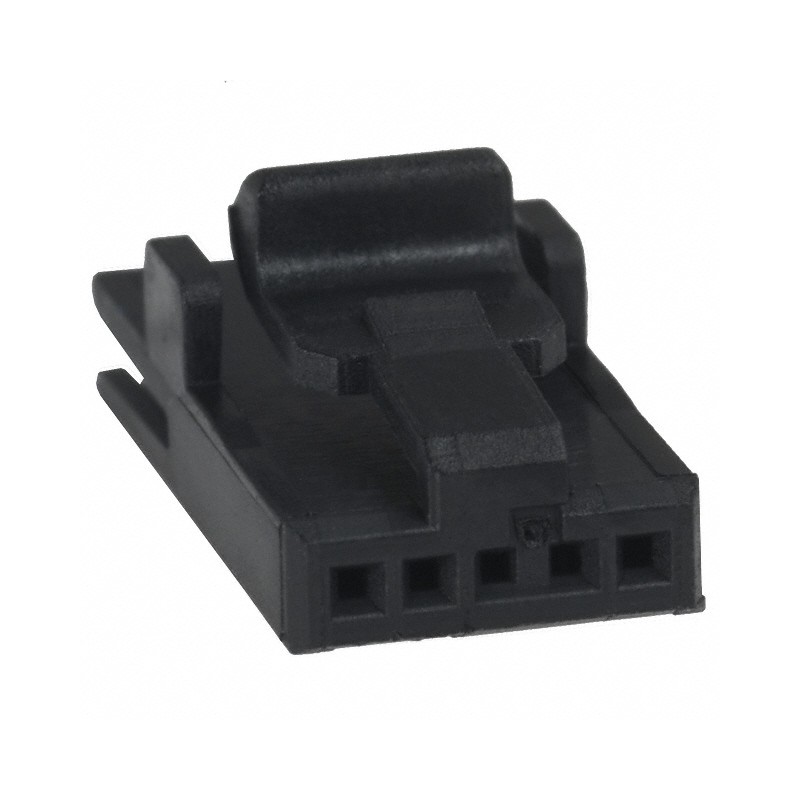 10 pcs : 487545-2 - CONN FFC RCPT HSG 5POS 1.27MM