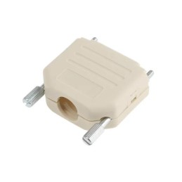 10 pcs : MHDPPK15-DE-K - 15 WAY D-SUB HOOD PLASTIC SNAP L