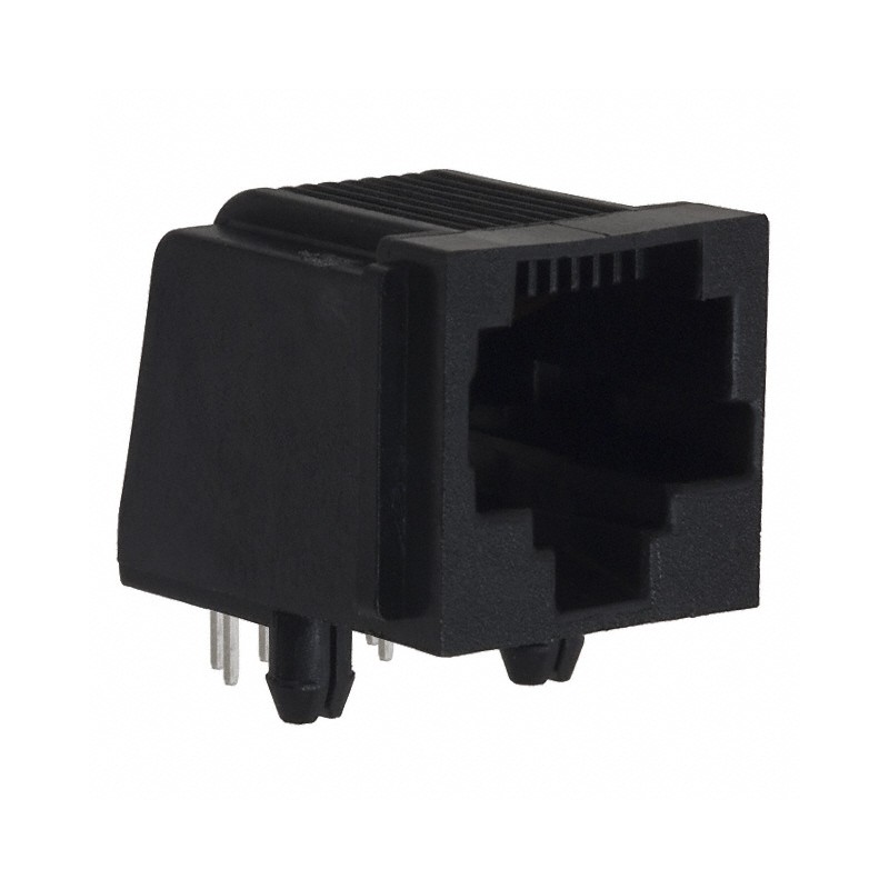 10 pcs : 5520252-4 - CONN MOD JACK 8P8C R/A UNSHLD