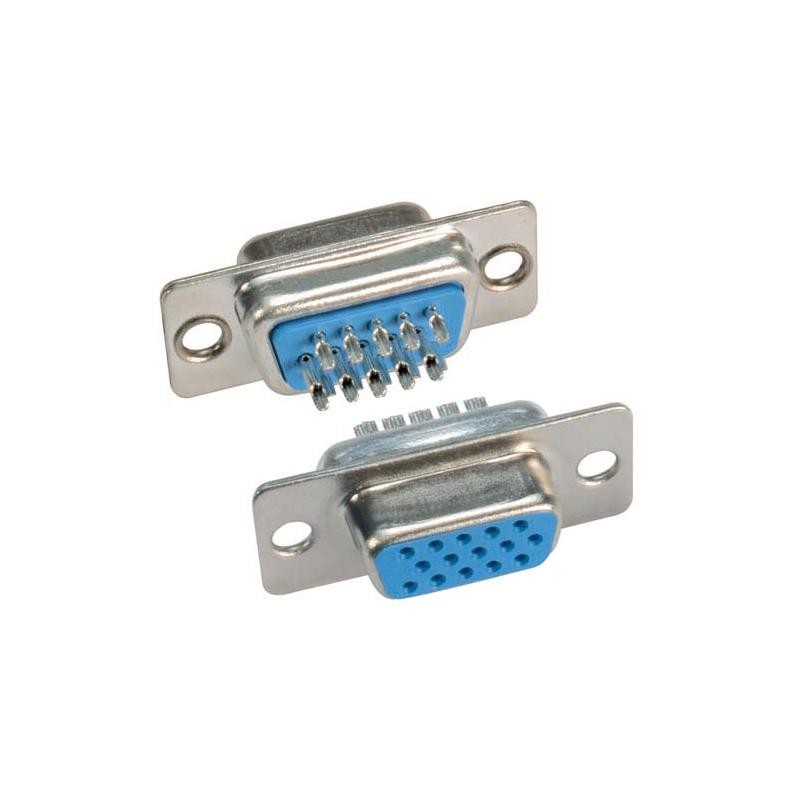 10 pcs : SDH15S - CONNECTOR HD15F SOLDER