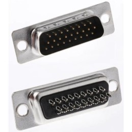 10 pcs : MHHDS26-M-N-B-S - HIGH DENSITY 26 WAY MALE SOLDER