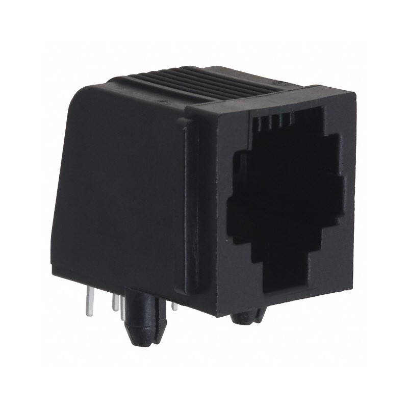 10 pcs : 5520250-3 - CONN MOD JACK 6P6C R/A UNSHLD