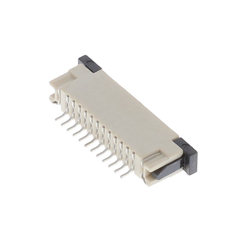 10 pcs : ZF1-12-02-T-WT - CONN FFC TOP 12POS 1MM R/A