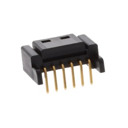 10 pcs : DF51K-6P-2DS(805) - CONN HDR 2MM SNGL GLD R/A 6POS