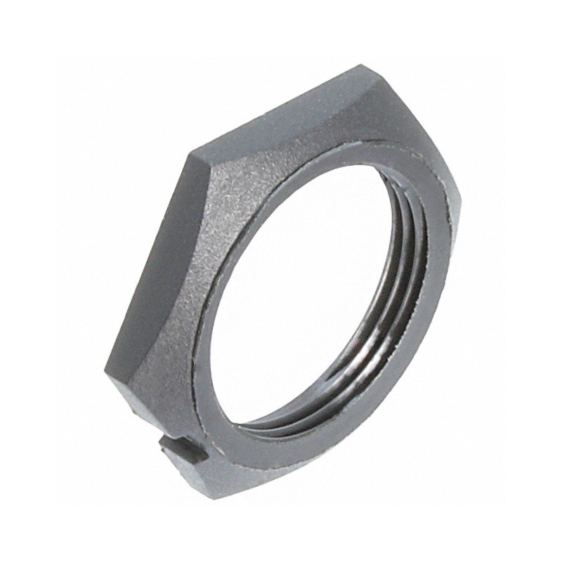 10 pcs : EN3NUT - CONN HEX NUT BLACK