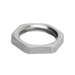 10 pcs : 1412077 - CONN HEX NUT SILVER