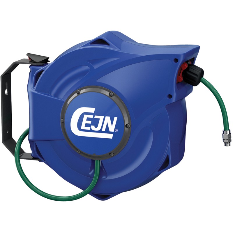1 pcs - CEJN 1/4 in BSPT 9.5mm Hose Reel 16 bar 14m Length, Wall Mounting