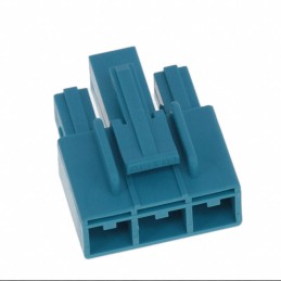 10 pcs : 0351510314 - CONN HSG PLUG 3POS 7.30MM BLUE