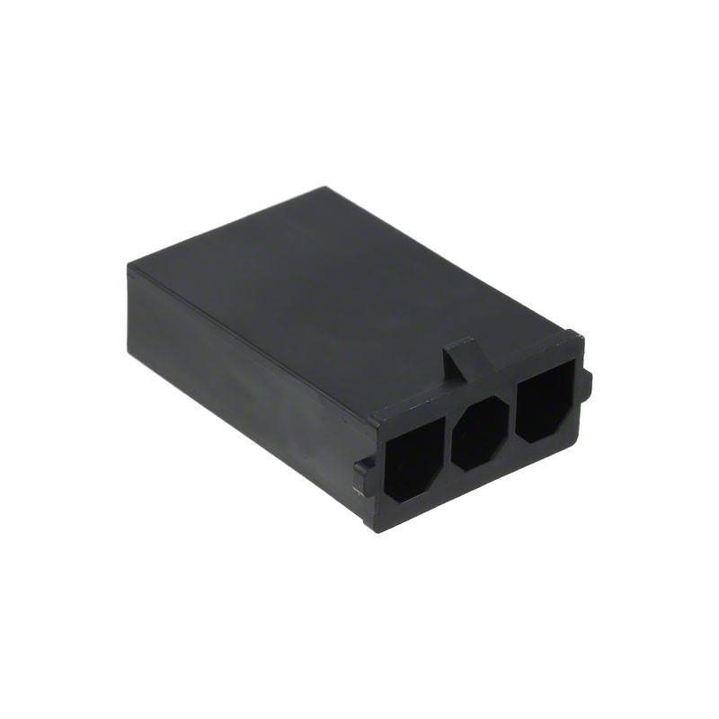 10 pcs : 0436802003 - CONN HSG PLUG 3POS 7.50MM BLACK