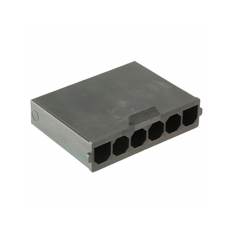 10 pcs : 1726732006 - CONN HSG PLUG 6POS 7.50MM BLACK