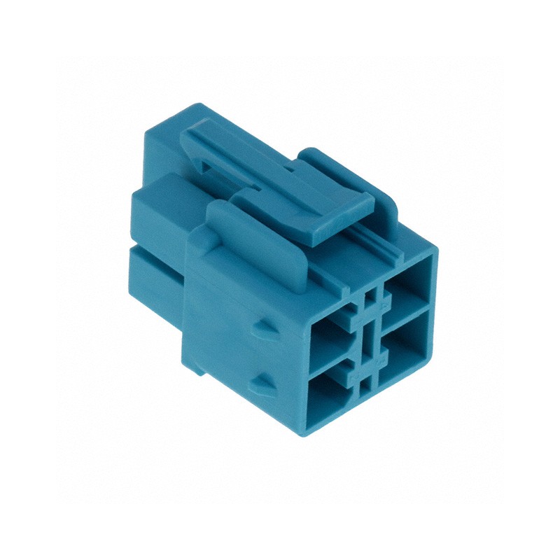 10 pcs : 0351510414 - CONN HSG RCPT 4POS 6.20MM BLUE