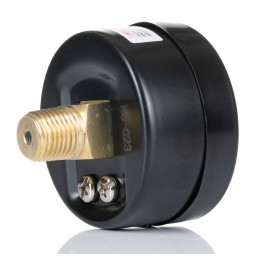 1 pcs - RS PRO BSP 1/4 Analogue Vacuum Gauge 0bar Back Entry, -1bar min.