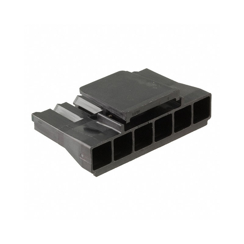 10 pcs : 1726722006 - CONN HSG RCPT 6POS 7.50MM BLACK