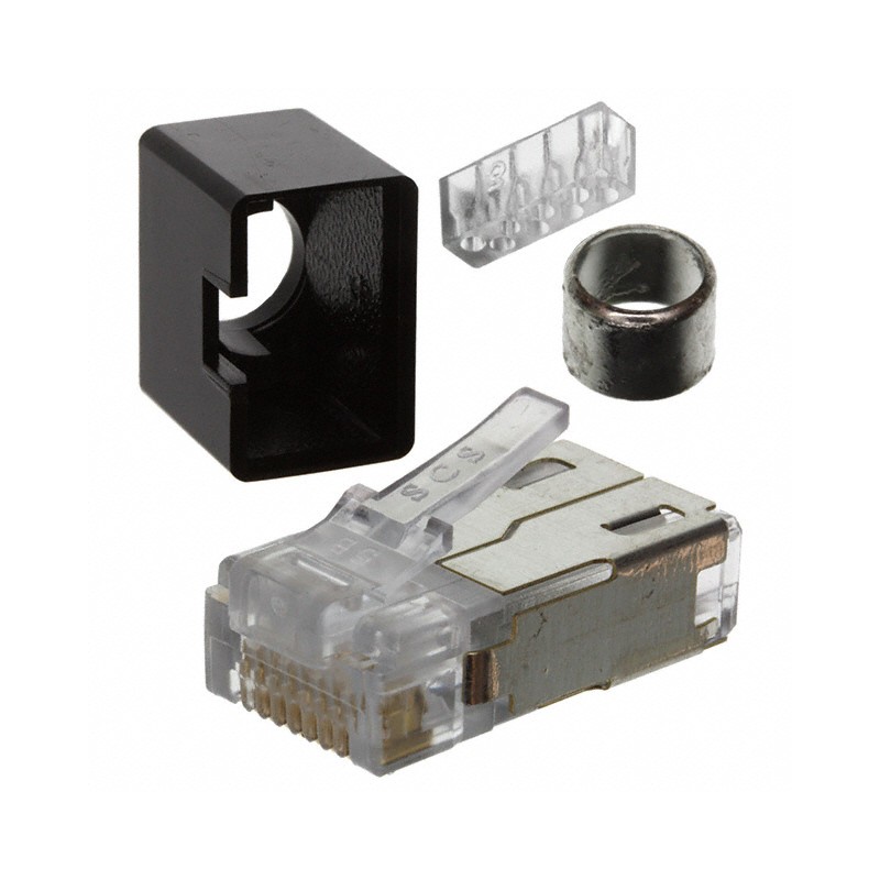 10 pcs : 943-SP-370808SM2 - CONN MOD PLUG 8P8C SHIELDED