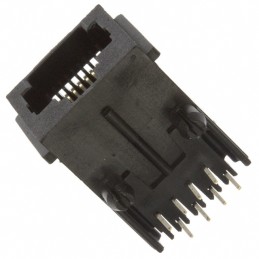 10 pcs : 5520251-4 - CONN MOD JACK 8P8C R/A UNSHLD
