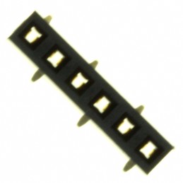 10 pcs : 28630606RP2 - CONN RCPT 6POS 0.079 GOLD SMD