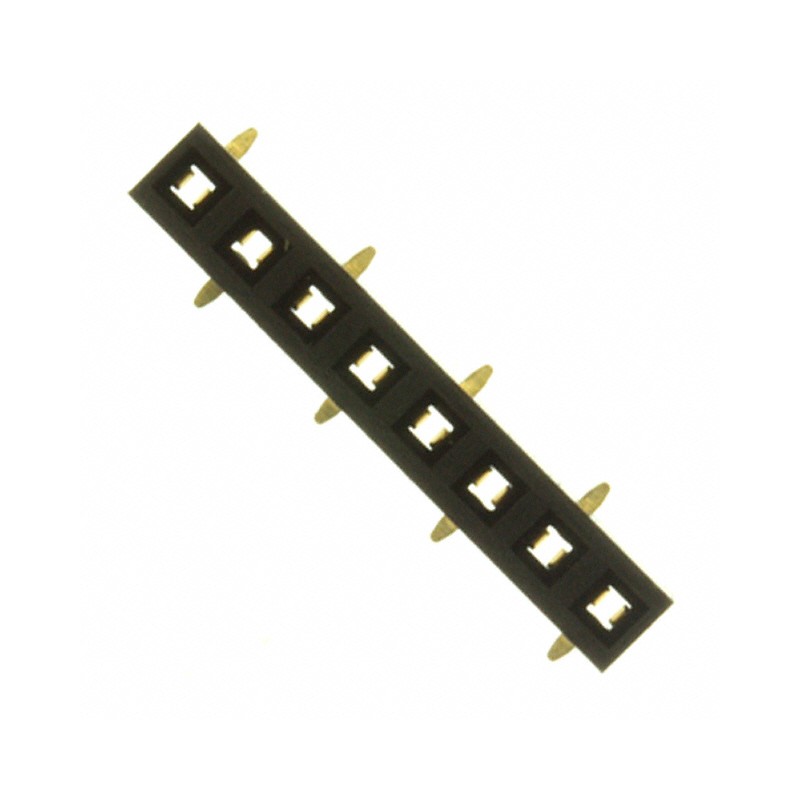 10 pcs : 28630806RP2 - CONN RCPT 8POS 0.079 GOLD SMD