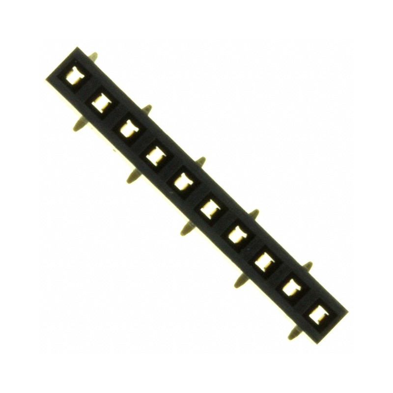 10 pcs : 28631006RP2 - CONN RCPT 10POS 0.079 GOLD SMD