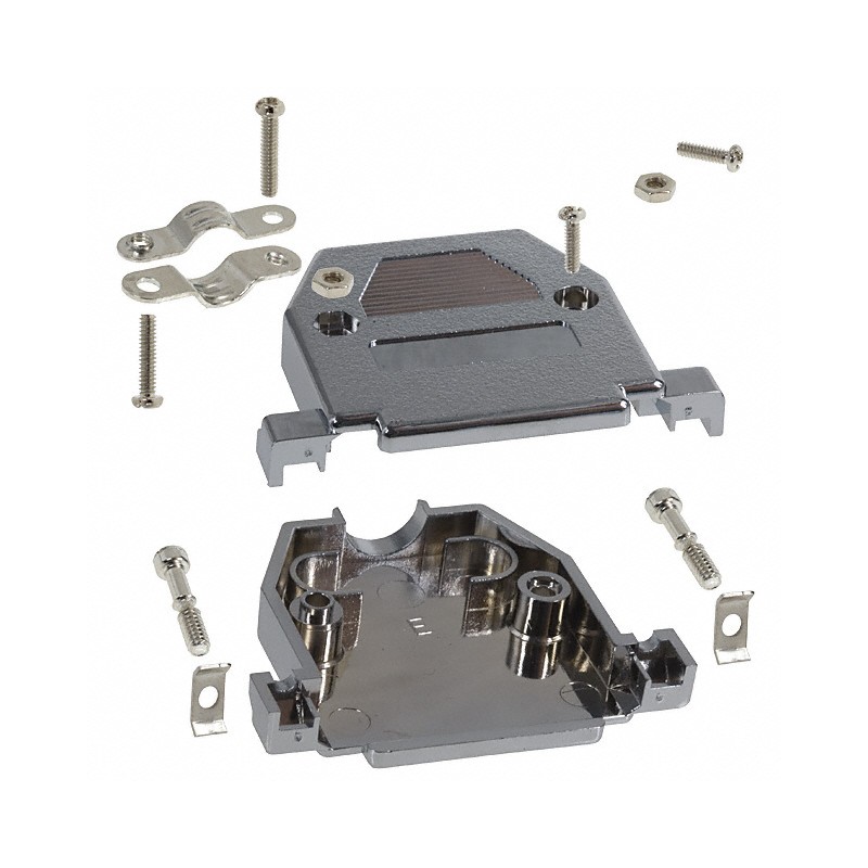 10 pcs : 977-025-020R121 - CONN BACKSHELL 25POS 180DEG SHLD