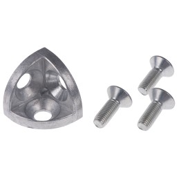 1 pcs - Bosch Rexroth S12 Corner Bracket Connecting Component, Strut Profile 45 mm, Groove Size 10mm