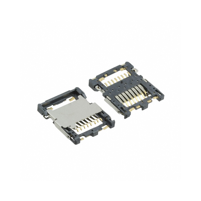 10 pcs : ST1W008S4ER1500 - CONN MICRO SD CARD HINGED TYPE