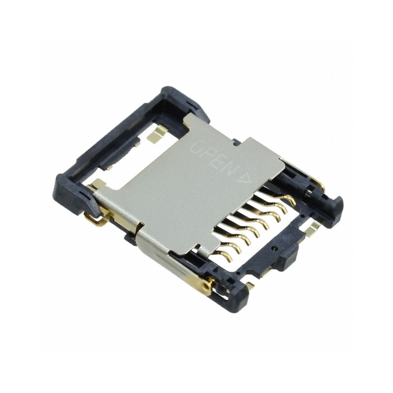 10 pcs : ST1W008S4AR1500 - CONN MICRO SD CARD HINGED TYPE